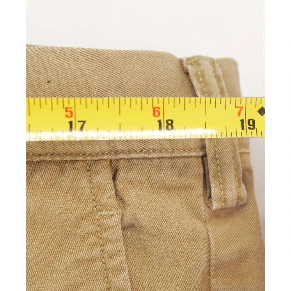 Polo Ralph Lauren Men's 38 Khaki Chino Stretch Classic Fit Flat Front Shorts 9